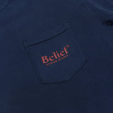 Belief NYC Studio L/S Pocket Tee Navy