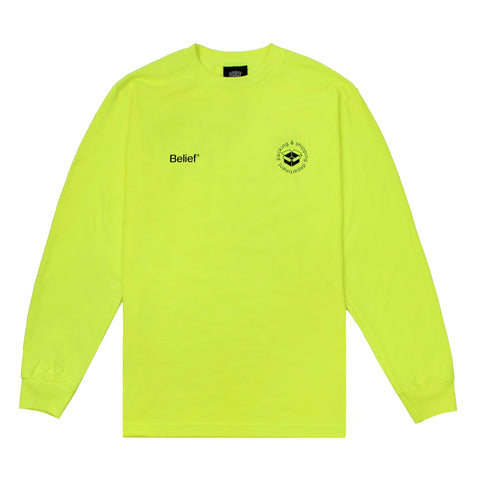 Belief NYC Logistics L/S Tee Highlighter