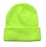 Brooklyn Work T45 Fine Knit Watch Beanie Safety Green