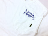 Green Finger S/S Pocket Tee White