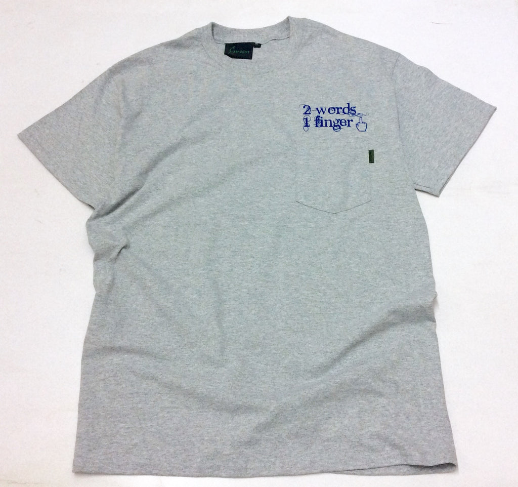 Green Finger S/S Pocket Tee Heather Grey