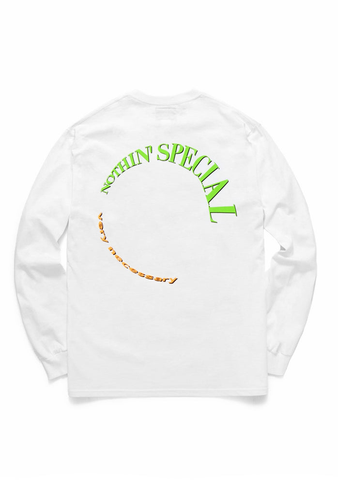 Nothin’ Special Very Necessary L/S Tee White