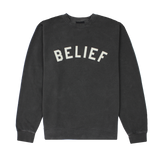 Belief NYC Ivy League Crewneck Sweatshirt Vintage Black