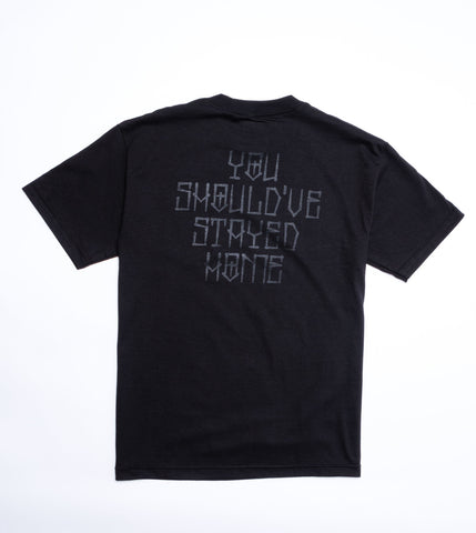 AM Aftermidnight NYC You Should’ve Stayed Home Pocket S/S Tee Black