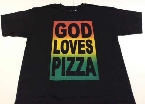 Pizza Skateboards God Loves Pizza S/S Tee Black
