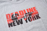 Deadline King Of NY S/S Tee Heather Grey