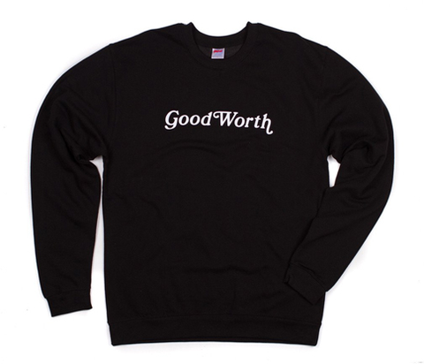 Good Worth & Co. OG Logo Crewneck Sweatshirt Black