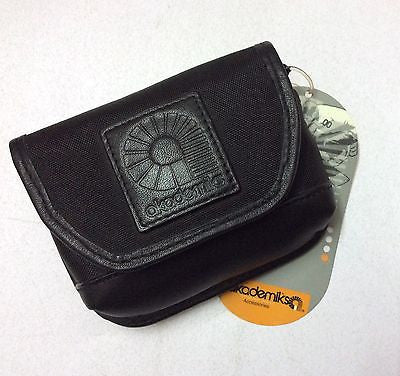 Akademiks Faux Leather/Nylon Mini Pouch Black One Size