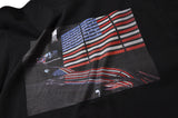 Lafayette x SDJNYC Led Old Glory S/S Tee Black Made in Japan.