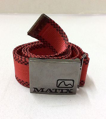 Matix Nylon Belt Red One Size Fits All