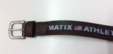 Matix Leather Belt With Buckle Brown