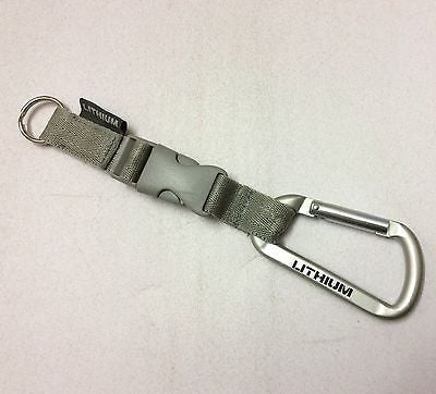 Lithium MFG. CO. Hook-Up Keychain Silver