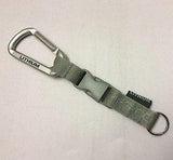 Lithium MFG. CO. Hook-Up Keychain Silver