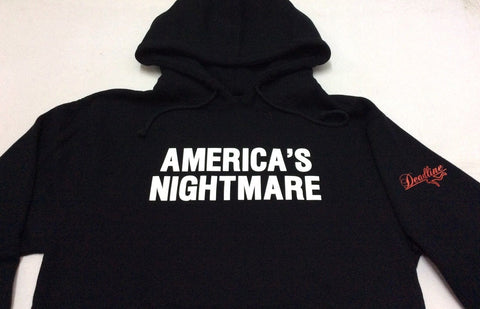 Deadline America’s Nightmare Hooded Sweatshirt Black