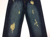 10 Deep Debris Slim Slim Dark Damage Denim Jean Style # (31TD2021)
