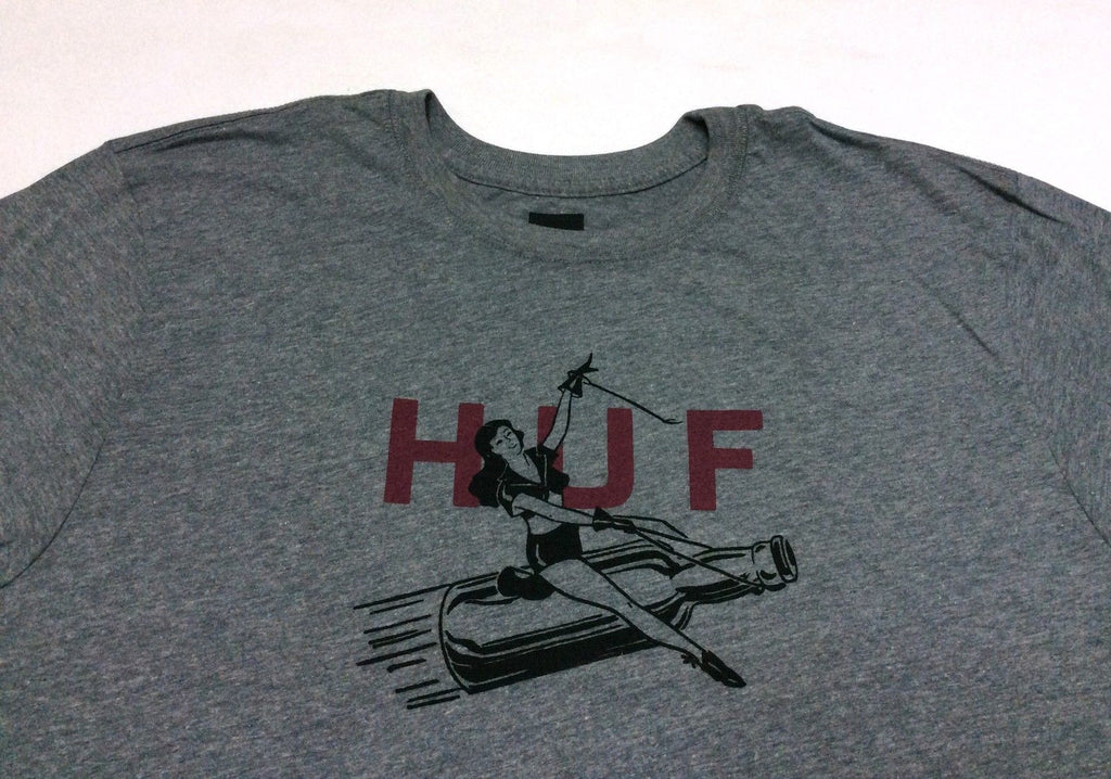 Huf S/S Tee Heather Grey