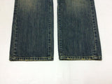 Green Cotton Six Pocket Denim Jean Blue