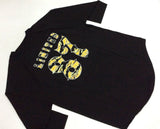 Deadline 87 Jersey Golden Tiger Camo Raglan 3/4 Sleeves Tee Black