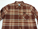 Coalatree Front Range L/S Button-Front Flannel Shirt Red